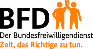 Logo Bundesfreiwilligendienst/Bundesamt für Familie und zivilgesellschaftliche Aufgaben